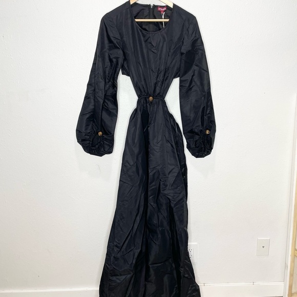 STAUD Ivy Maxi Dress In Black Small NWT - Picture 7 of 11